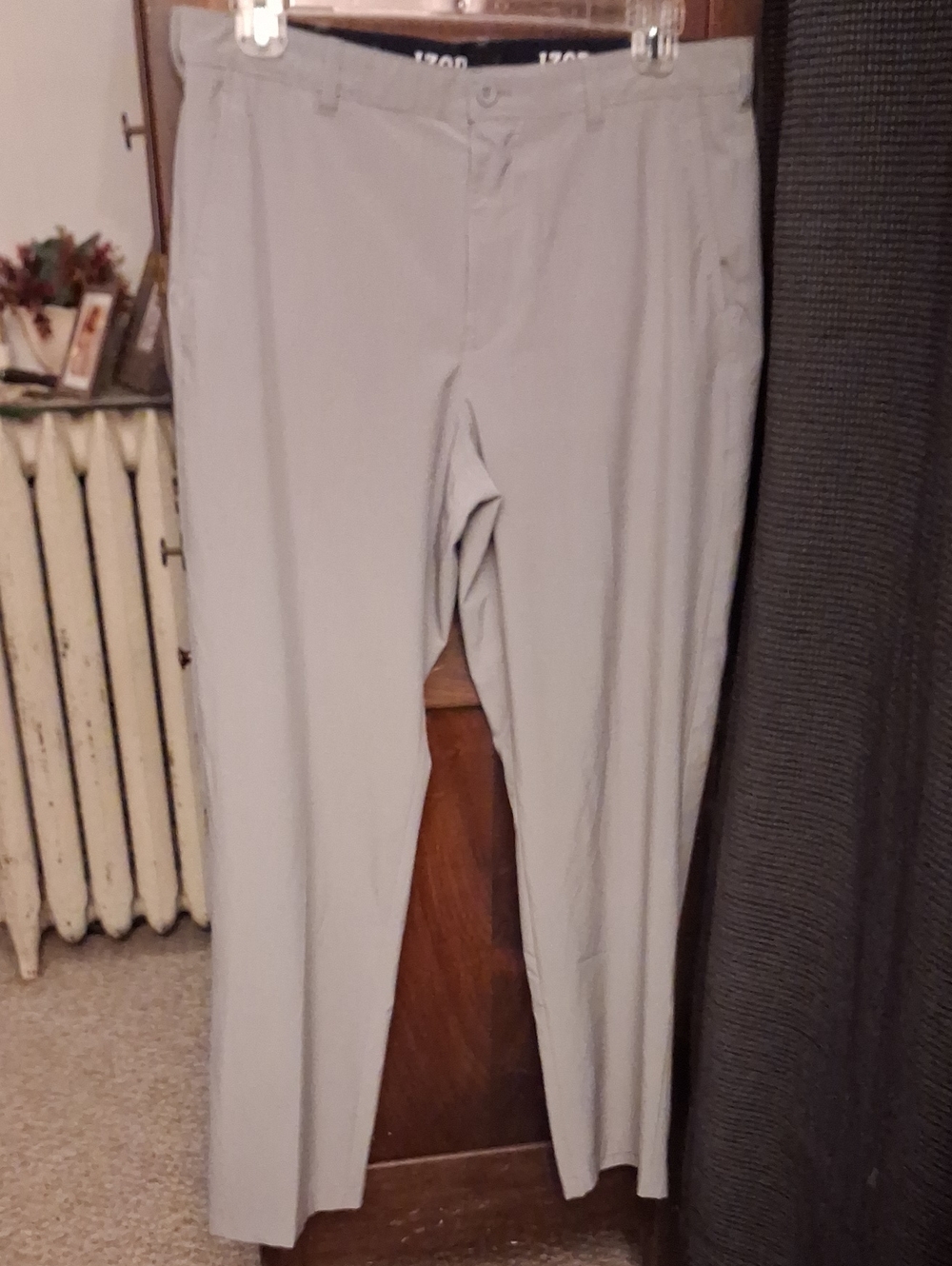 Izod Golf Mens Size 36 X 32 Grey Active Pants